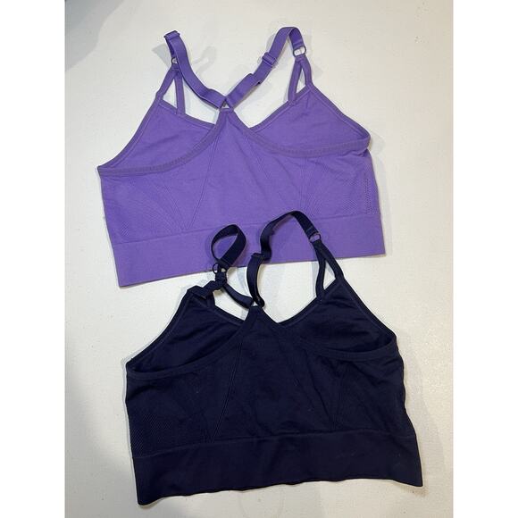 Ryka Lot Of Two Sports Bra Size Medium Adjustable Straps Gym‎ Yoga Activewear - Picture 1 of 5